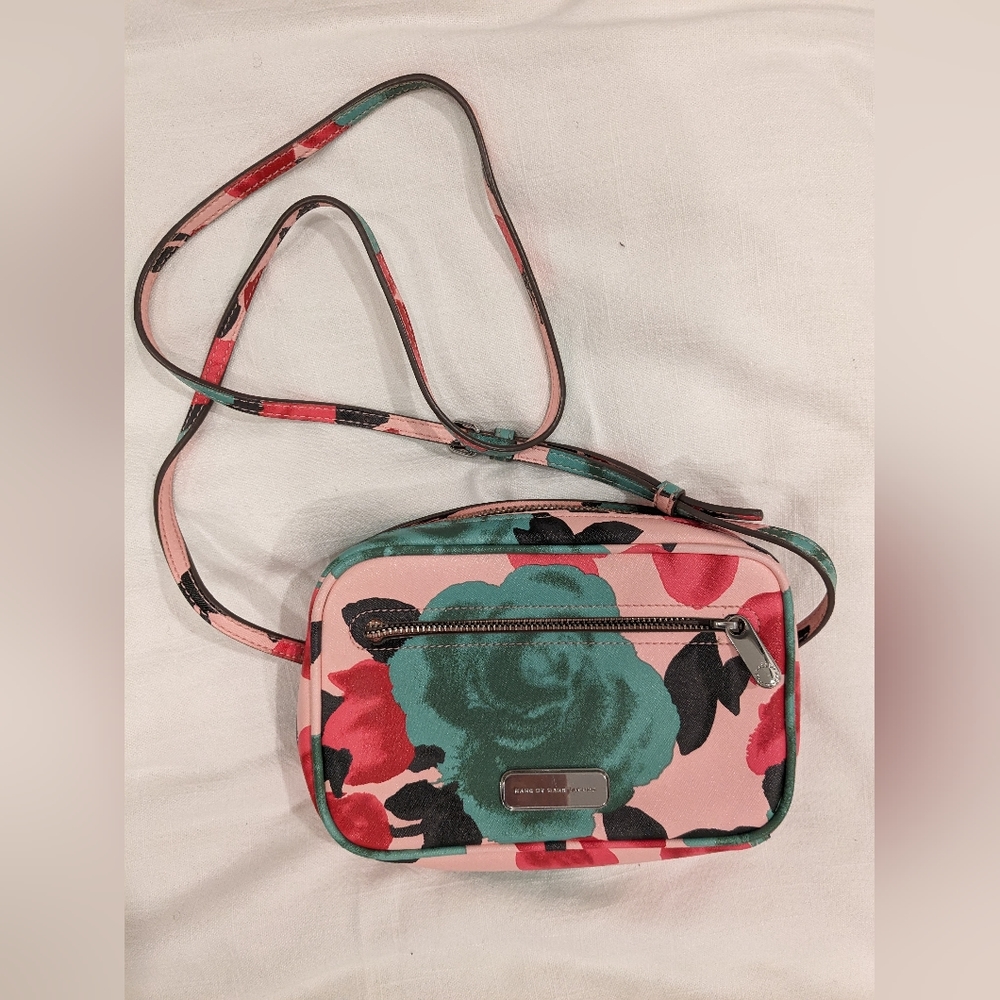 Marc by Marc Jacobs "Sally Jerrie Rose" Pink Floral Crossbody Bag